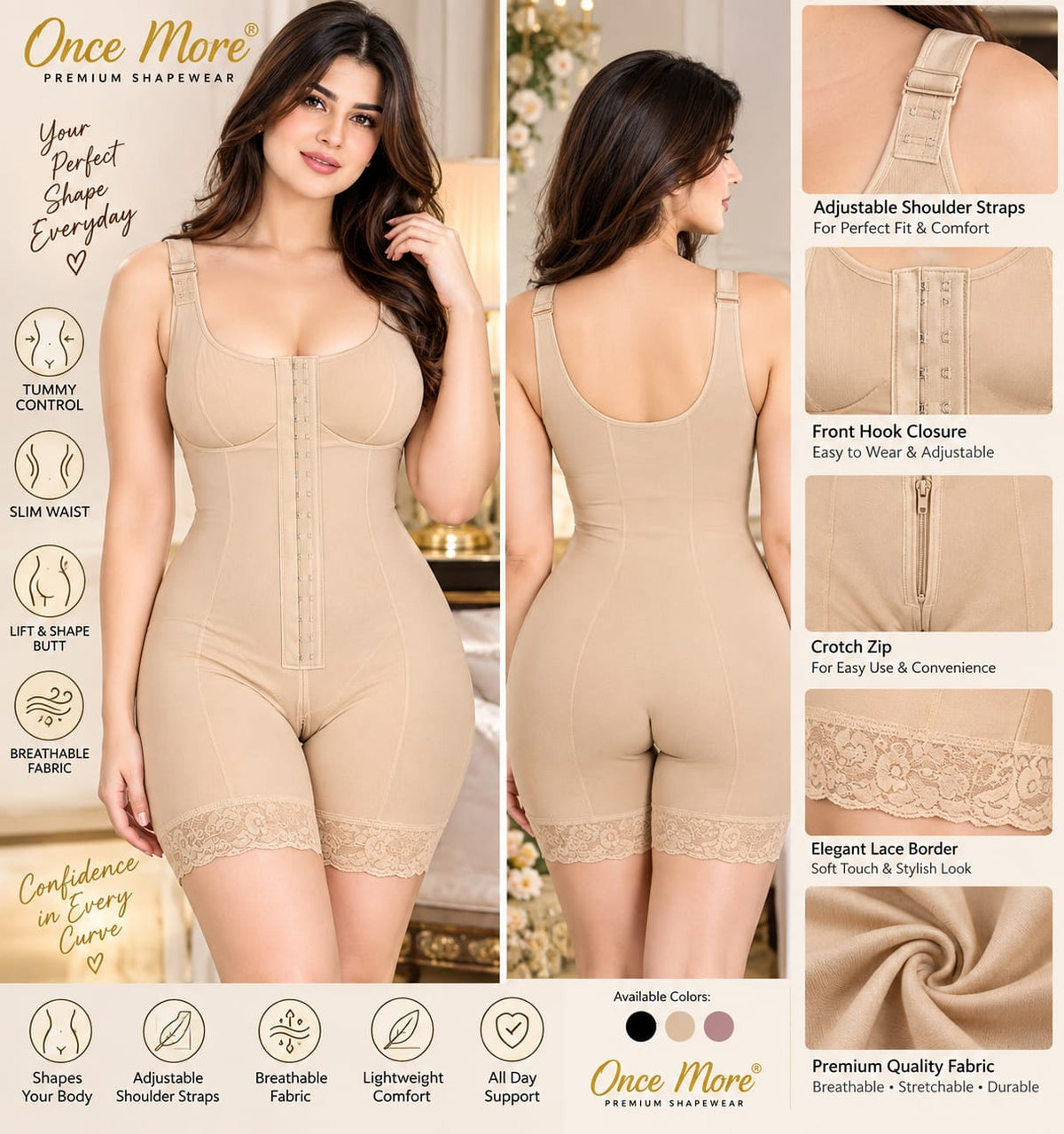 Premium Full Body Tummy Control Shapewear